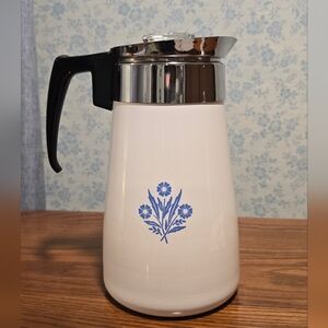 Vintage Corning Ware 9 Cup Stovetop Percolator